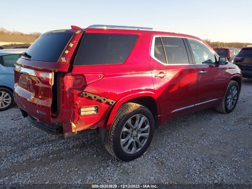 2018 Chevrolet Traverse Premier VIN: 1GNERKKWXJJ235002 Lot: 38303629