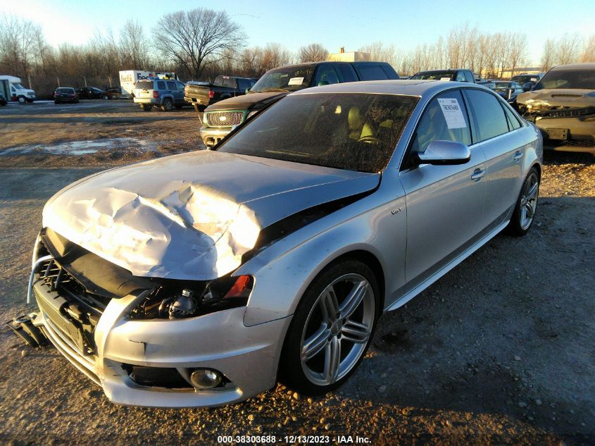 2010 Audi S4 3.0 Premium Plus VIN: WAUKGBFL0AA088834 Lot: 38303688