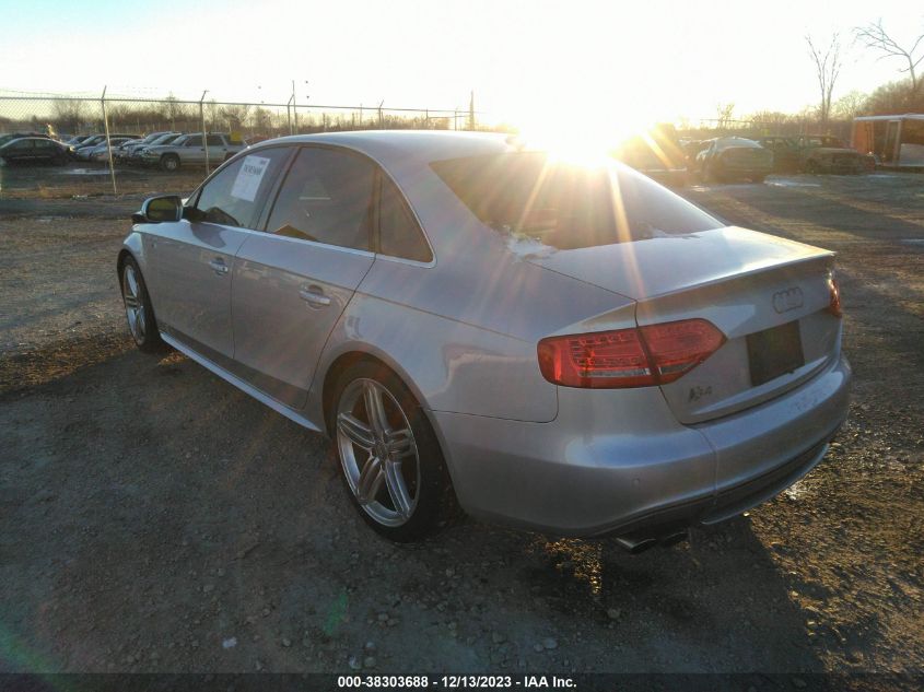 2010 Audi S4 3.0 Premium Plus VIN: WAUKGBFL0AA088834 Lot: 38303688