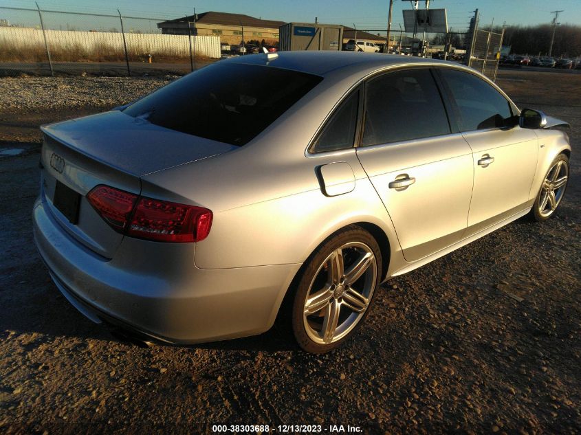 2010 Audi S4 3.0 Premium Plus VIN: WAUKGBFL0AA088834 Lot: 38303688