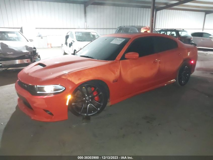 2022 Dodge Charger Scat Pack VIN: 2C3CDXGJ3NH264782 Lot: 38303900