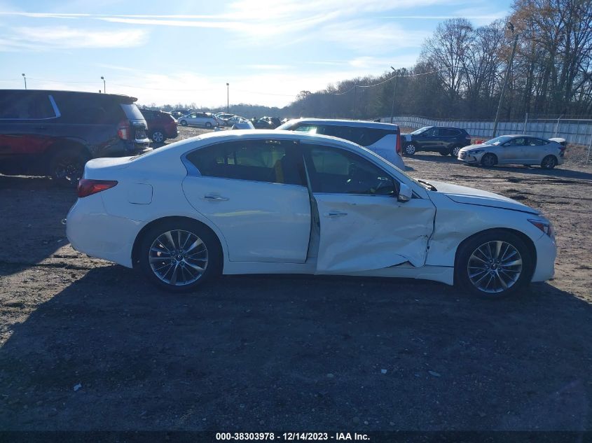 2018 Infiniti Q50 3.0T Luxe VIN: JN1EV7AP5JM350135 Lot: 38303978