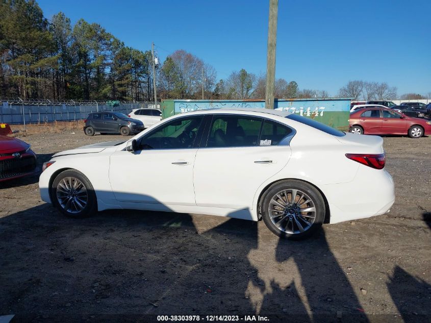 2018 Infiniti Q50 3.0T Luxe VIN: JN1EV7AP5JM350135 Lot: 38303978