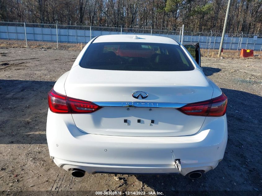 2018 Infiniti Q50 3.0T Luxe VIN: JN1EV7AP5JM350135 Lot: 38303978