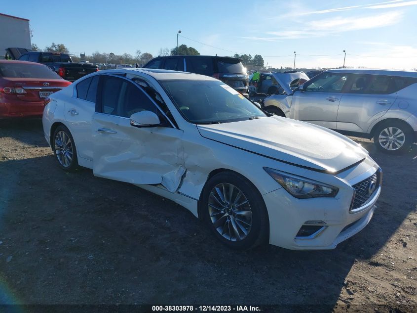 2018 Infiniti Q50 3.0T Luxe VIN: JN1EV7AP5JM350135 Lot: 38303978