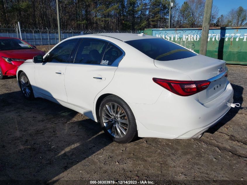 2018 Infiniti Q50 3.0T Luxe VIN: JN1EV7AP5JM350135 Lot: 38303978