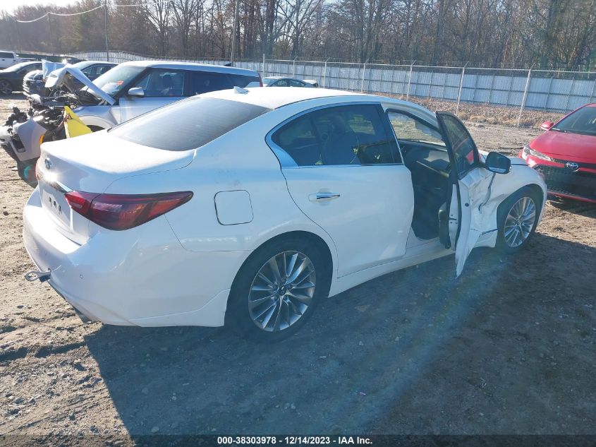 2018 Infiniti Q50 3.0T Luxe VIN: JN1EV7AP5JM350135 Lot: 38303978