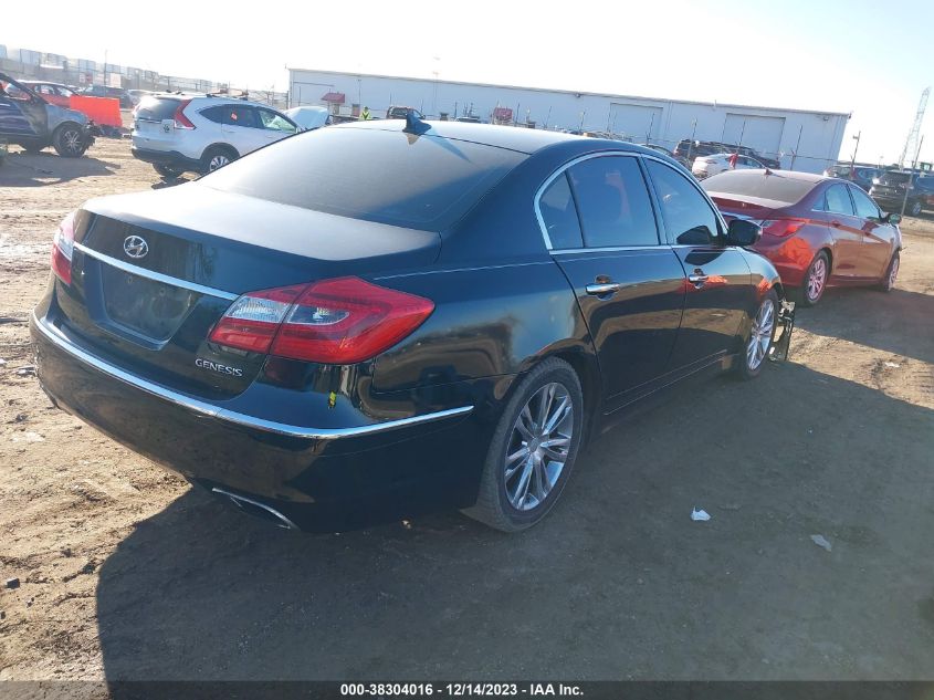 2014 Hyundai Genesis 3.8 VIN: KMHGC4DDXEU259651 Lot: 38304016