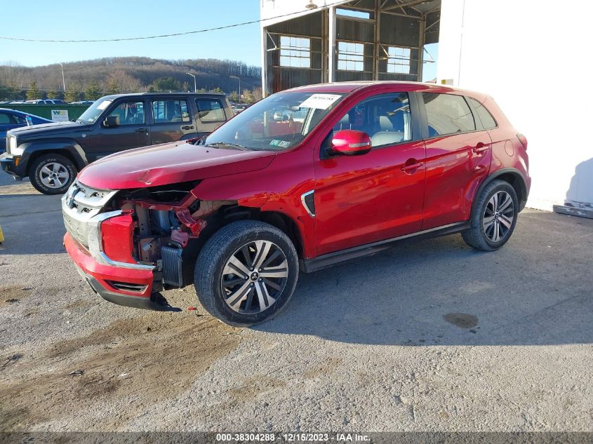 2022 Mitsubishi Outlander Sport Be/Es/Le/Se/Se Special Edition VIN: JA4ARUAU9NU006876 Lot: 38304288