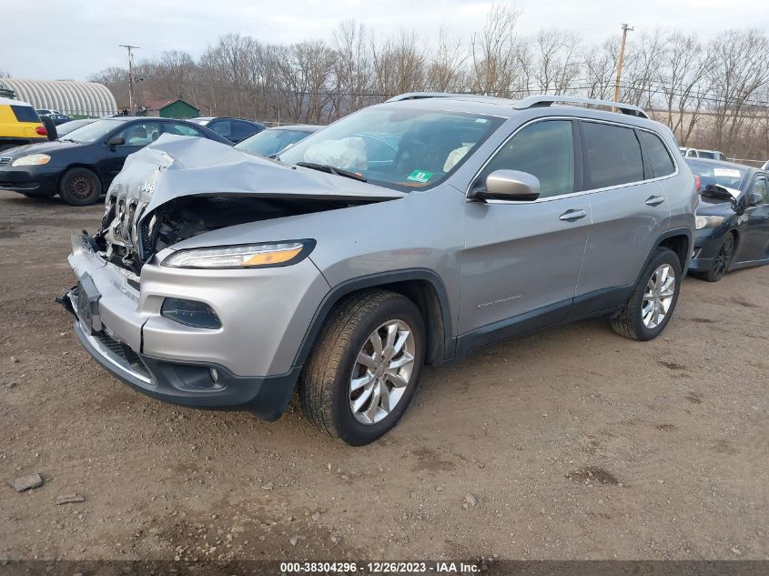 2016 Jeep Cherokee Limited VIN: 1C4PJMDS5GW203875 Lot: 38304296