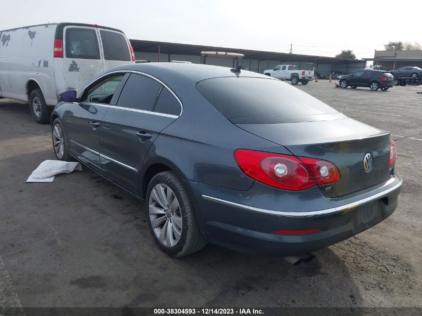 2011 Volkswagen Cc Sport VIN: WVWMN7AN0BE717297 Lot: 38304593