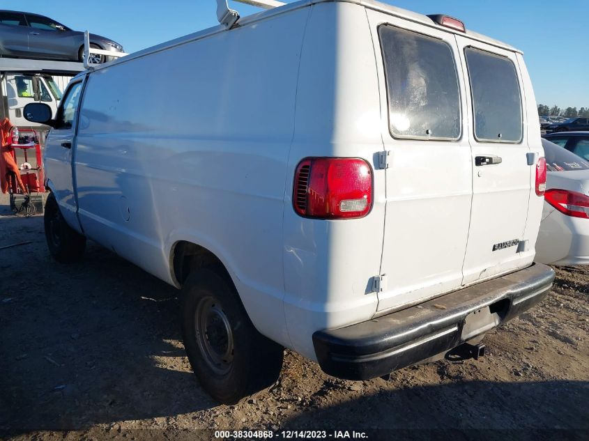 2002 Dodge Ram Van Conversion VIN: 2B7KB31Y72K135468 Lot: 38304868