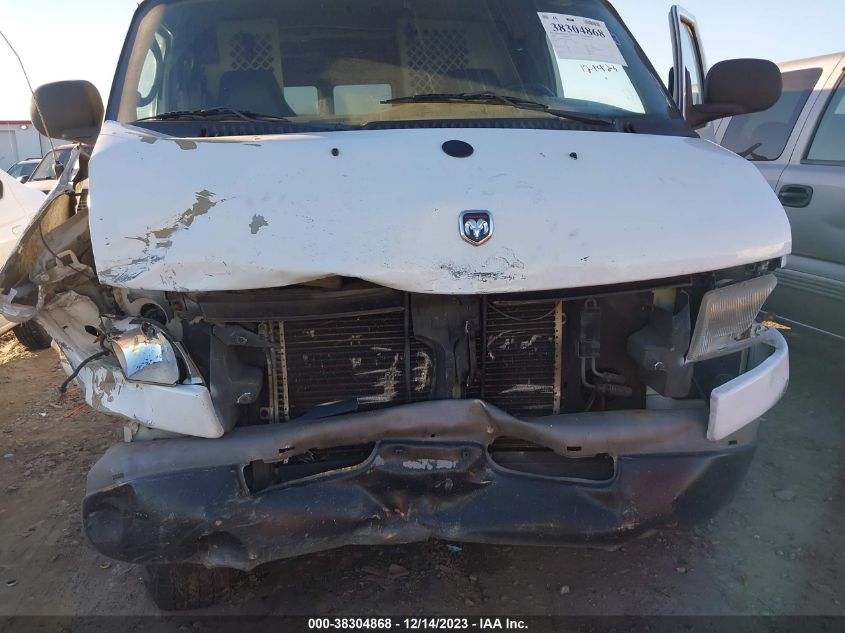 2002 Dodge Ram Van Conversion VIN: 2B7KB31Y72K135468 Lot: 38304868