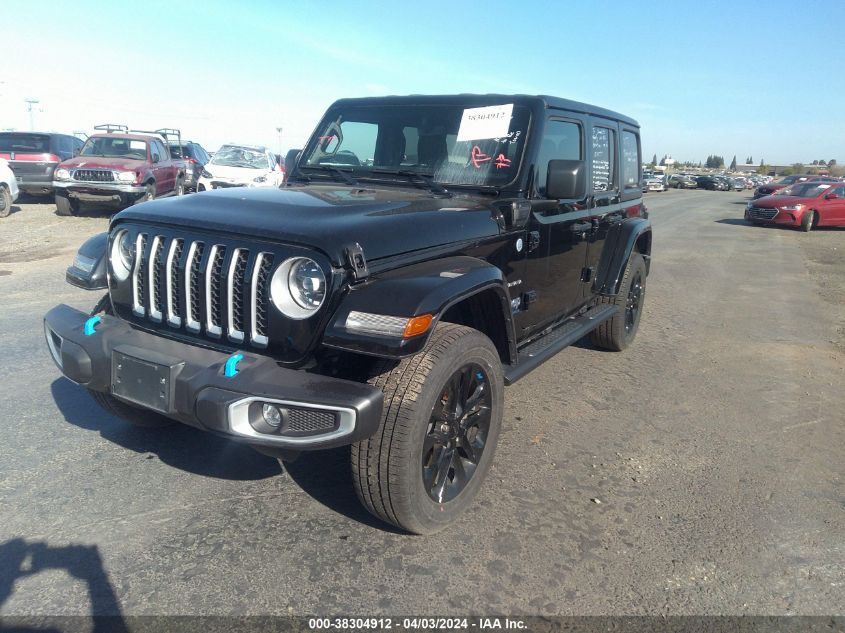 2023 Jeep Wrangler 4Xe Sahara 4X4 VIN: 1C4JJXP60PW660941 Lot: 38304912