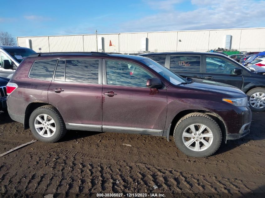 2012 Toyota Highlander Se V6 VIN: 5TDBK3EH0CS099388 Lot: 38305027