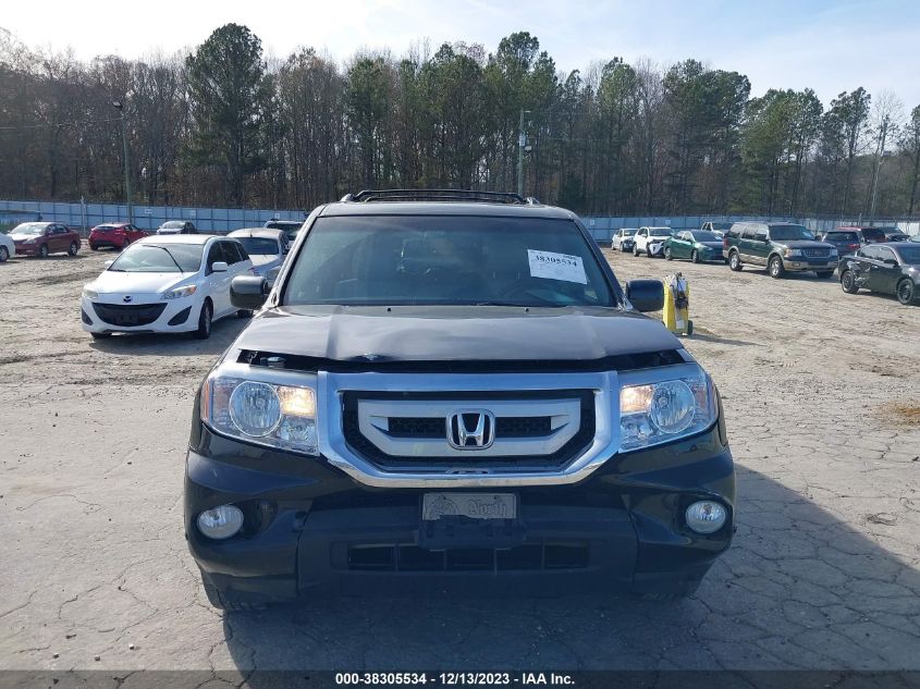 2010 Honda Pilot Touring VIN: 5FNYF4H87AB040629 Lot: 38305534