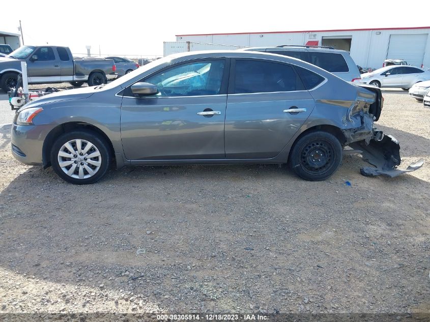 2015 Nissan Sentra S VIN: 3N1AB7AP4FY338117 Lot: 38305914