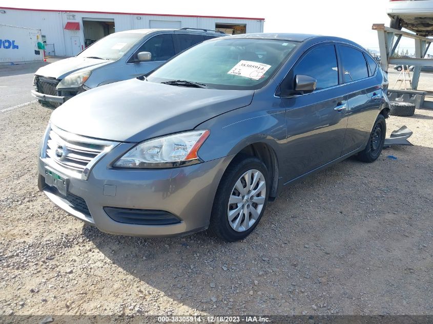 2015 Nissan Sentra S VIN: 3N1AB7AP4FY338117 Lot: 38305914