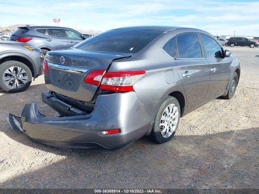 2015 Nissan Sentra S VIN: 3N1AB7AP4FY338117 Lot: 38305914