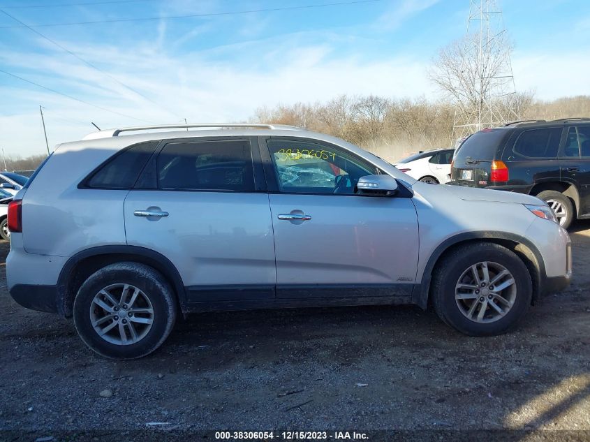 2014 Kia Sorento Lx VIN: 5XYKTCA64EG507506 Lot: 38306054