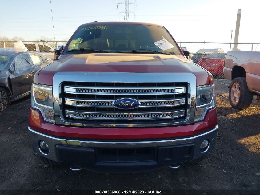 2014 Ford F-150 Lariat VIN: 1FTFW1ET9EKD72787 Lot: 38306068