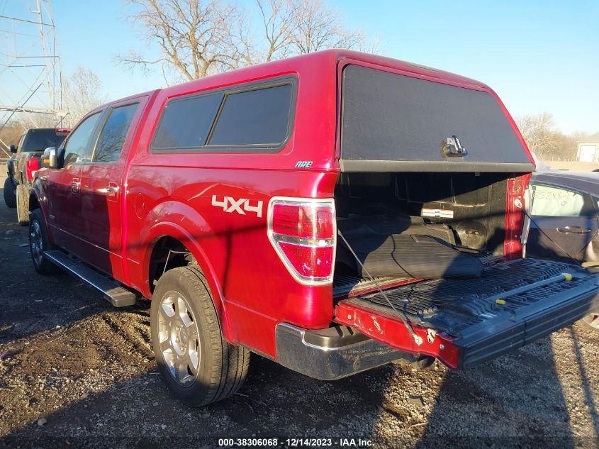 2014 Ford F-150 Lariat VIN: 1FTFW1ET9EKD72787 Lot: 38306068