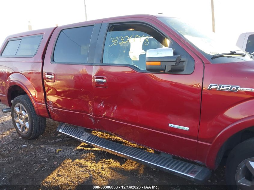 2014 Ford F-150 Lariat VIN: 1FTFW1ET9EKD72787 Lot: 38306068