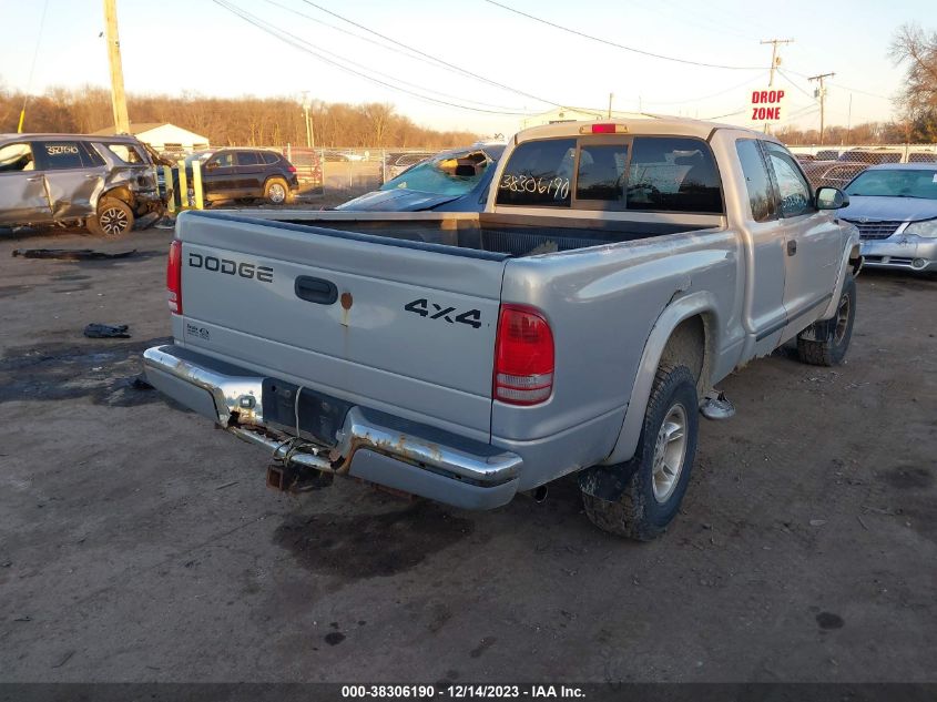 1999 Dodge Dakota Slt/Sport VIN: 1B7GG22Y1XS255036 Lot: 38306190