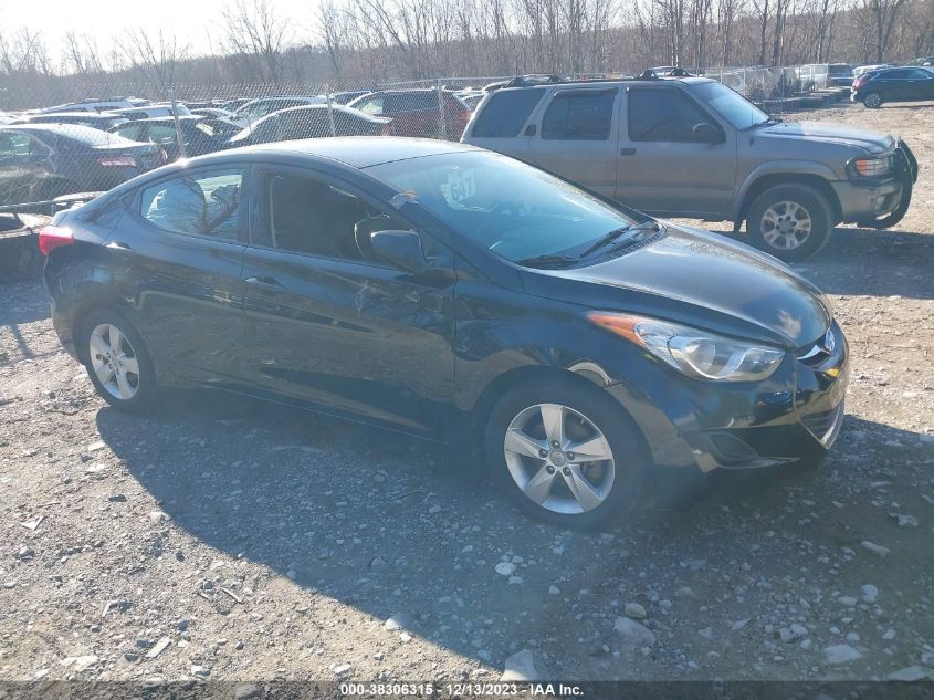 2013 Hyundai Elantra Gls Pzev VIN: 5NPDH4AE4DH269915 Lot: 38306315