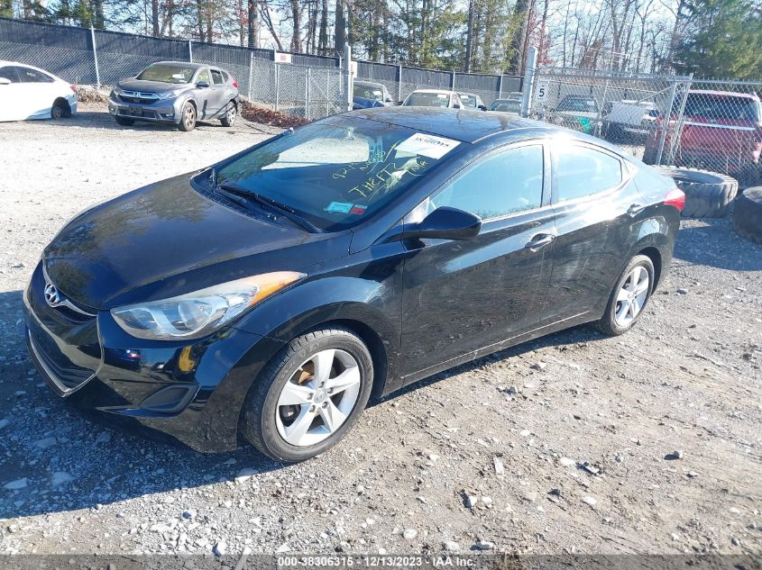 2013 Hyundai Elantra Gls Pzev VIN: 5NPDH4AE4DH269915 Lot: 38306315