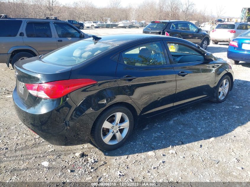 2013 Hyundai Elantra Gls Pzev VIN: 5NPDH4AE4DH269915 Lot: 38306315