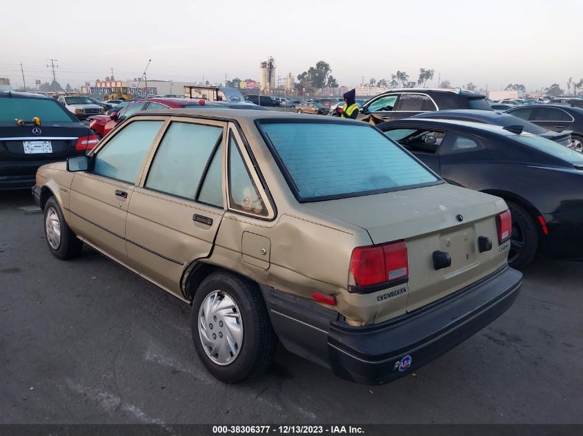 1987 Chevrolet Nova VIN: 1Y1SK5147HZ101749 Lot: 38306377