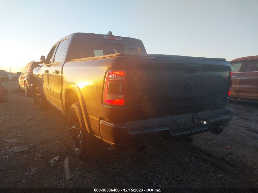 2020 Ram 1500 Laramie 4X4 5'7 Box VIN: 1C6SRFJT2LN309364 Lot: 38306406