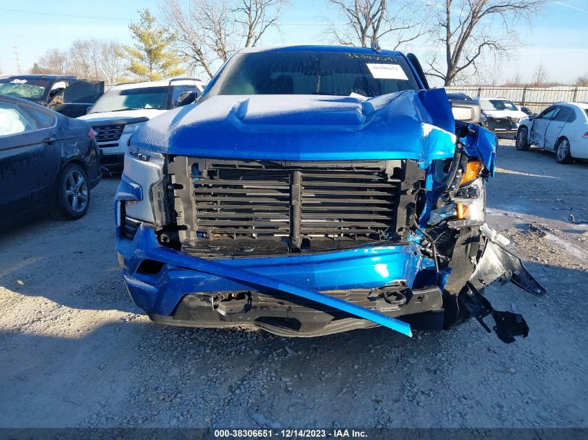 2022 Chevrolet Silverado 1500 4Wd Short Bed Custom VIN: 1GCPDBEK9NZ631261 Lot: 38306651