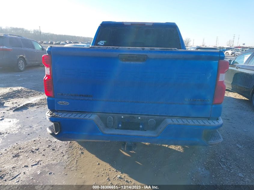 2022 Chevrolet Silverado 1500 4Wd Short Bed Custom VIN: 1GCPDBEK9NZ631261 Lot: 38306651