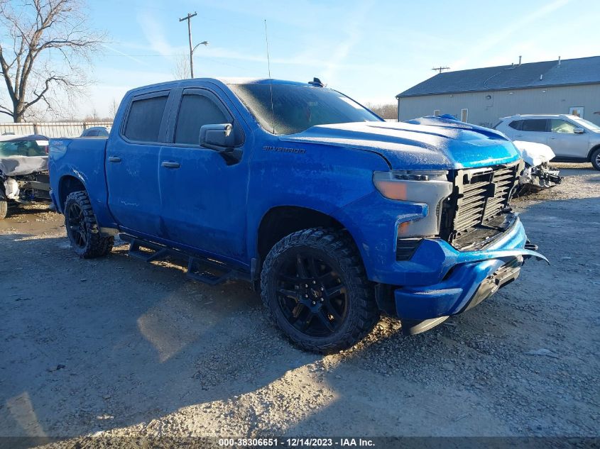 2022 Chevrolet Silverado 1500 4Wd Short Bed Custom VIN: 1GCPDBEK9NZ631261 Lot: 38306651