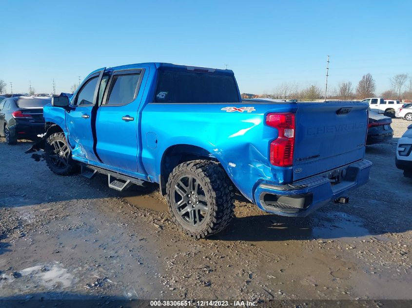 2022 Chevrolet Silverado 1500 4Wd Short Bed Custom VIN: 1GCPDBEK9NZ631261 Lot: 38306651