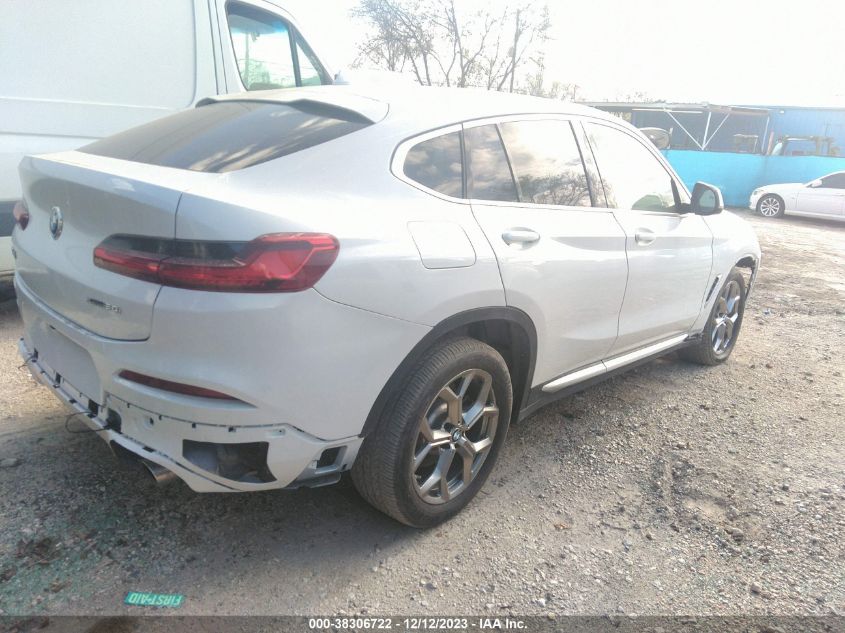 2020 BMW X4 xDrive30I VIN: 5UX2V1C06L9C80682 Lot: 38306722