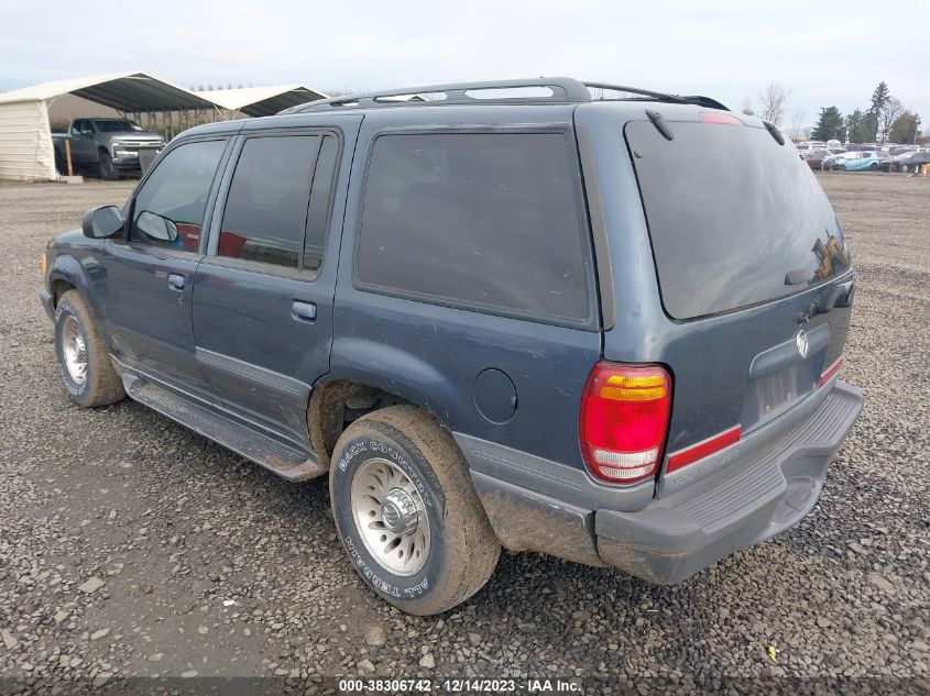 1998 Mercury Mountaineer VIN: 4M2ZU54E6WUJ11646 Lot: 38306742