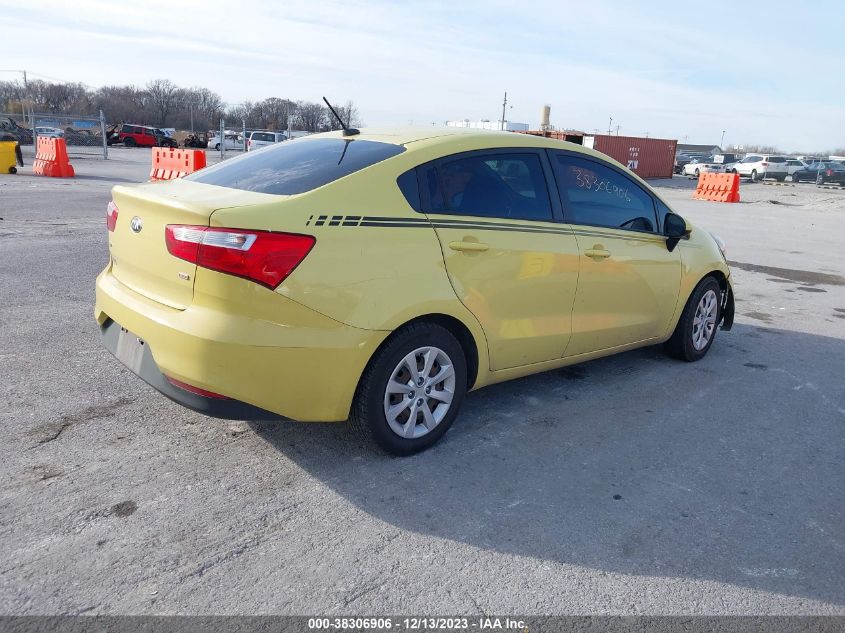 2016 Kia Rio Lx VIN: KNADM4A32G6540024 Lot: 38306906