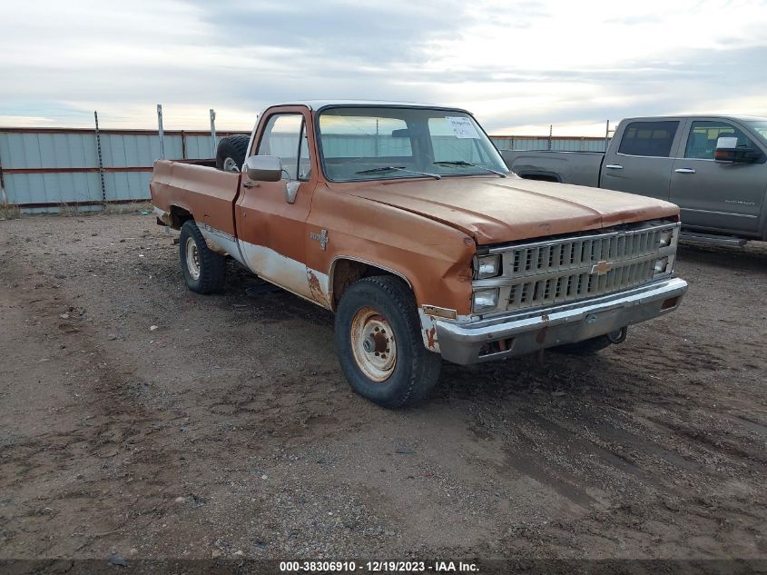 1981 Chevrolet K20 VIN: 1GCGK24M0BF350553 Lot: 38306910