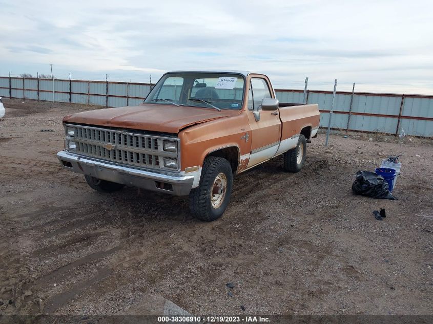 1981 Chevrolet K20 VIN: 1GCGK24M0BF350553 Lot: 38306910