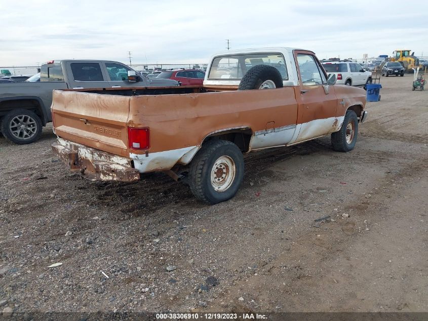 1981 Chevrolet K20 VIN: 1GCGK24M0BF350553 Lot: 38306910