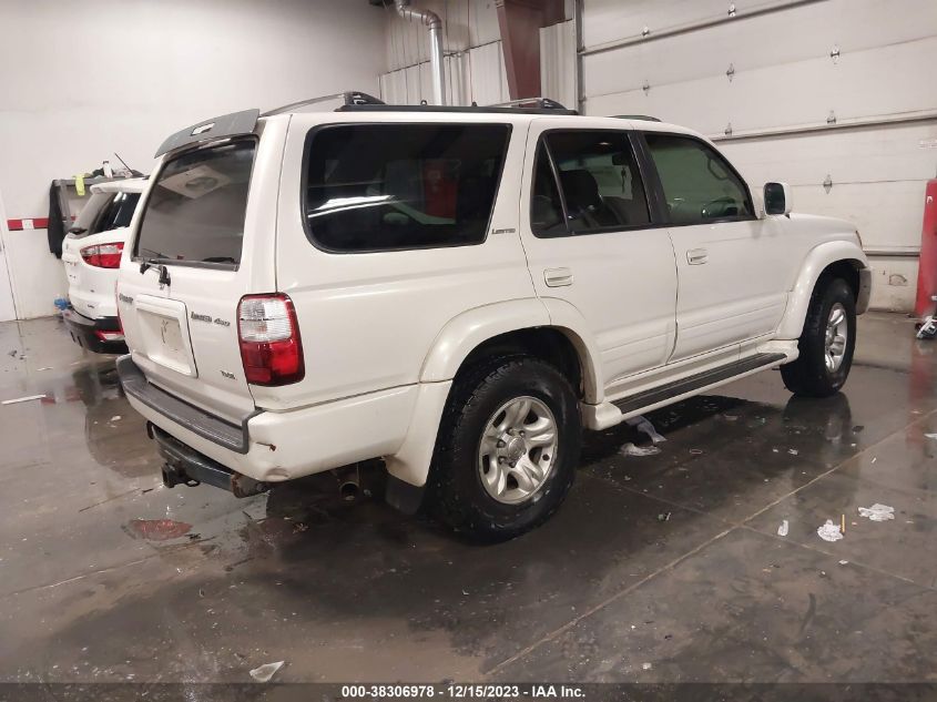 2002 Toyota 4Runner Limited VIN: JT3HN87R229062994 Lot: 38306978