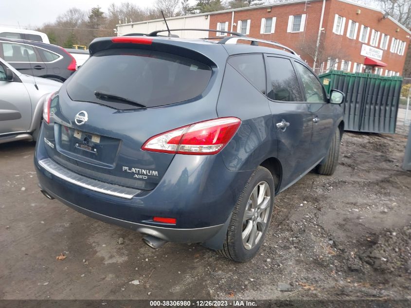 2014 Nissan Murano Le VIN: JN8AZ1MW8EW523581 Lot: 38306980