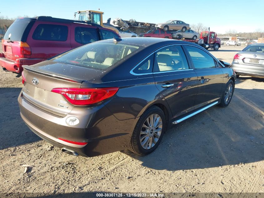 2015 Hyundai Sonata Limited VIN: 5NPE34AF7FH223381 Lot: 38307125