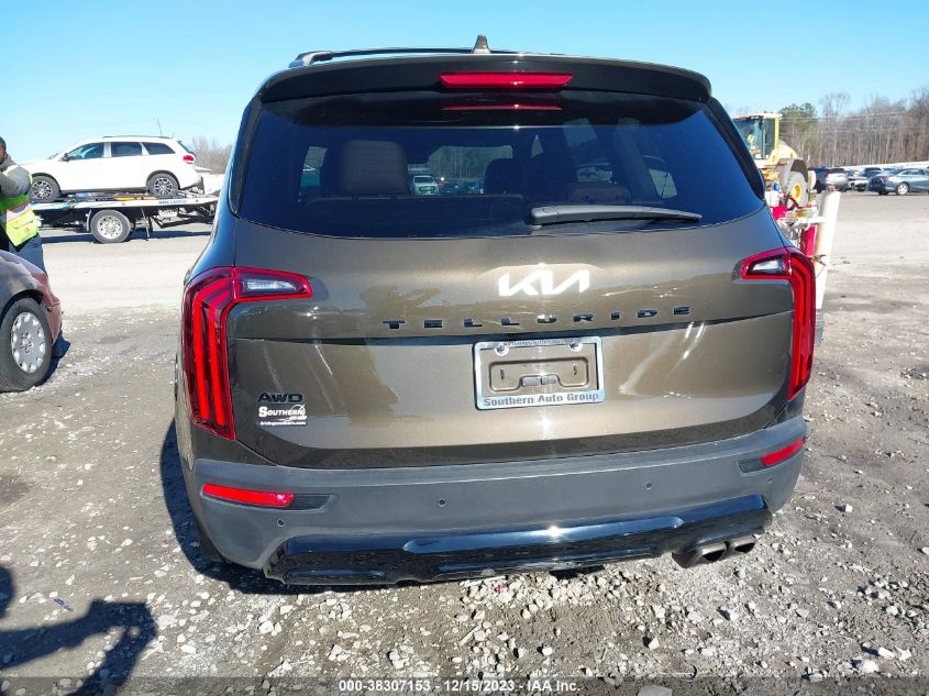 5XYP5DHCXNG286365 2022 Kia Telluride Sx