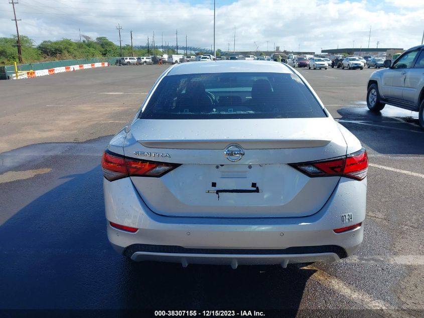 2020 Nissan Sentra S Xtronic Cvt VIN: 3N1AB8BVXLY220006 Lot: 38307155