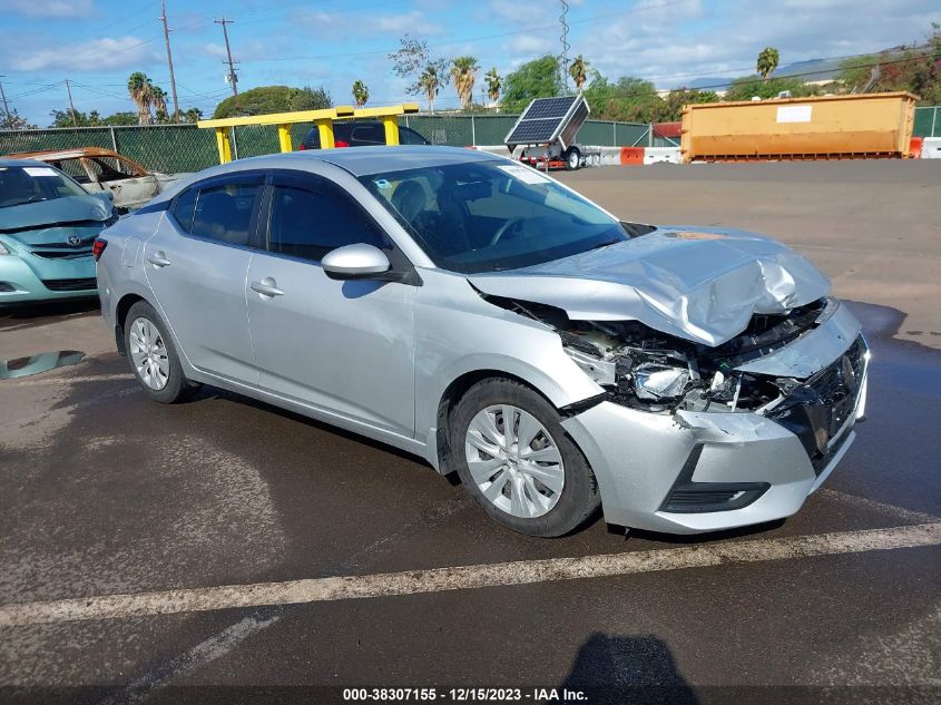 2020 Nissan Sentra S Xtronic Cvt VIN: 3N1AB8BVXLY220006 Lot: 38307155