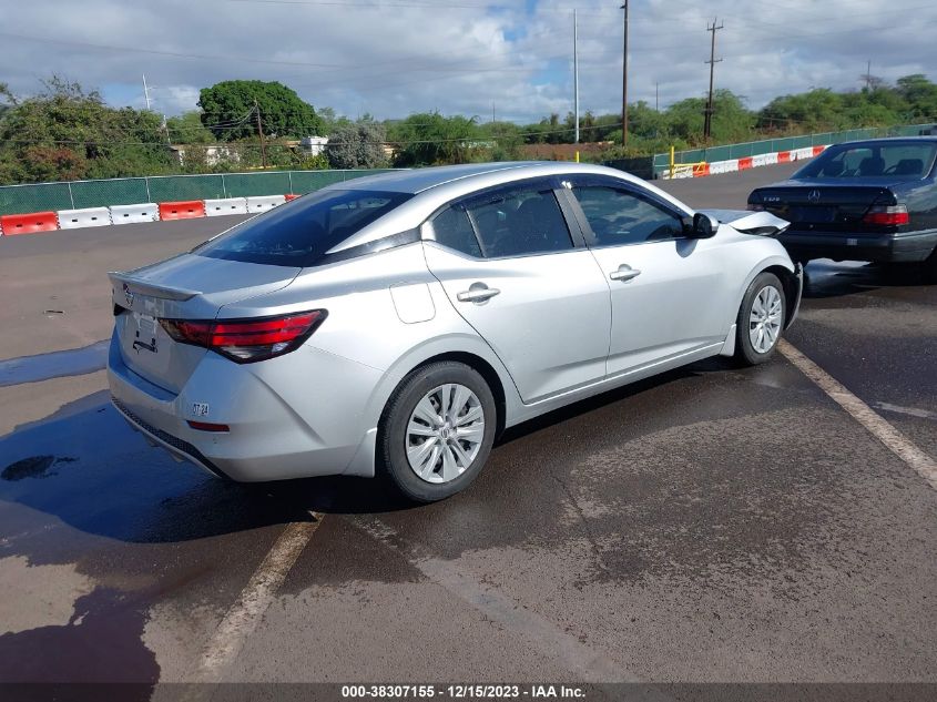 2020 Nissan Sentra S Xtronic Cvt VIN: 3N1AB8BVXLY220006 Lot: 38307155